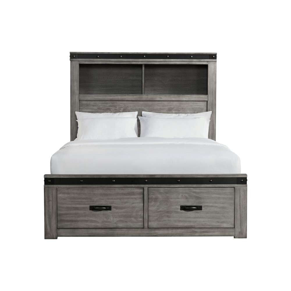 Picket House Furnishings - Montauk Youth Full Platform Storage Bed - WE650FB veiw 3