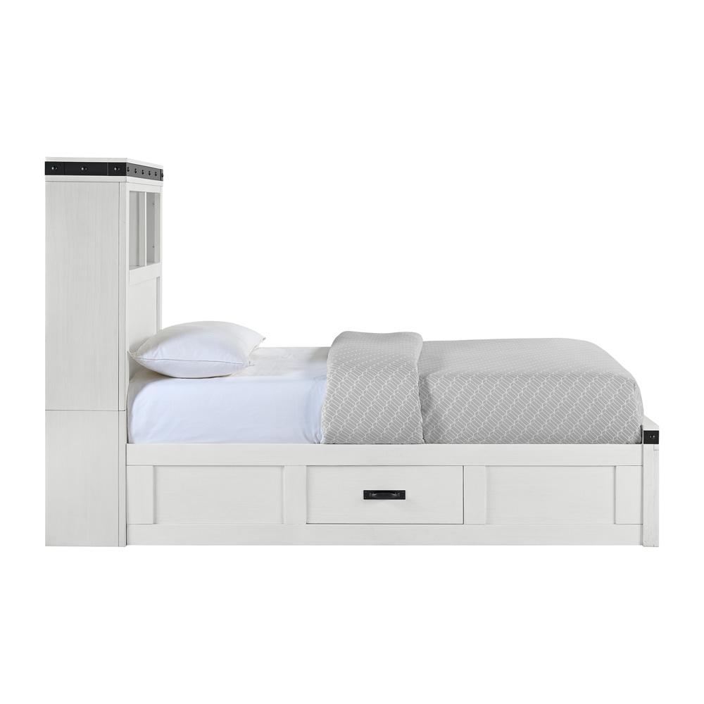 Picket House Furnishings - Montauk Youth Twin Platform Storage Bed in White - WE750TB veiw 2