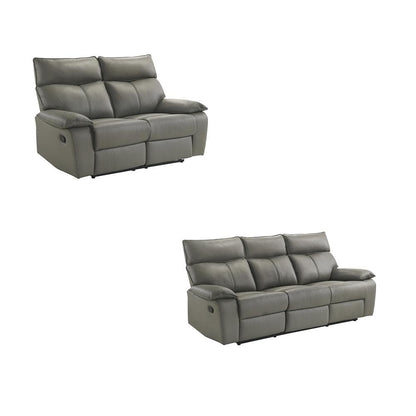 Picket House Furnishings - Murray 2PC Living Room Set in Aviarah Grey-Sofa & Loveseat - U-15630-3631-SL-2PC veiw 1