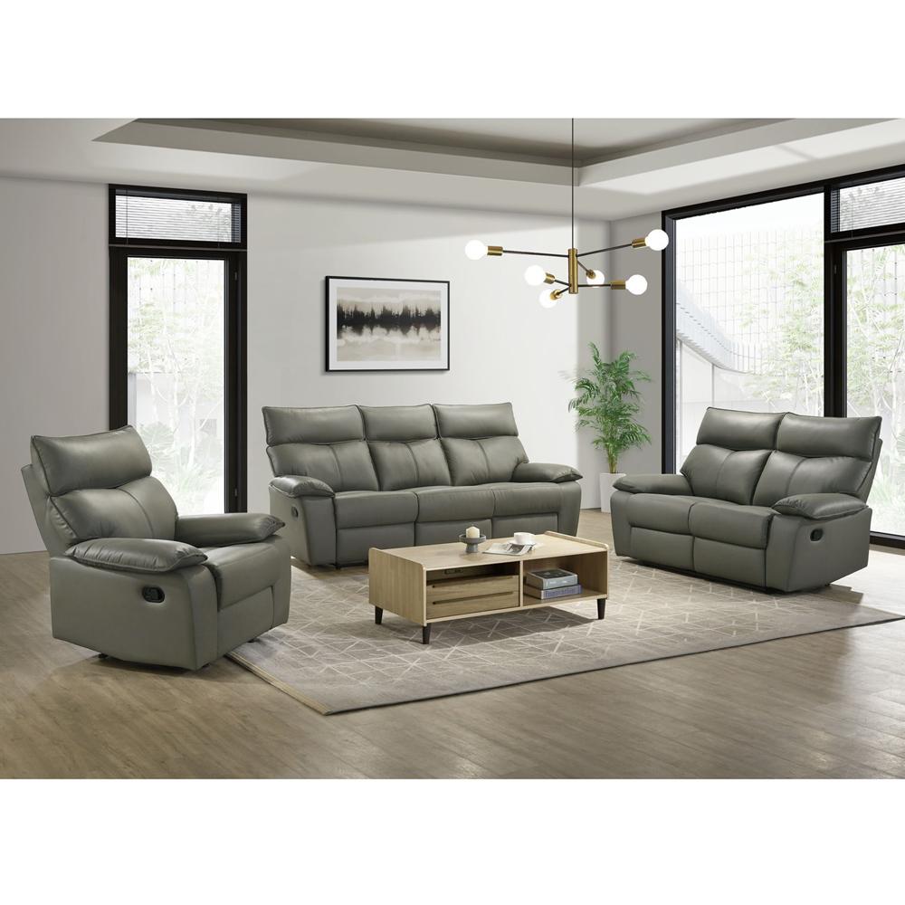 Picket House Furnishings - Murray 3PC Living Room Set in Aviarah Grey-Sofa, Loveseat & Recliner - U-15630-3631-3PC veiw 5