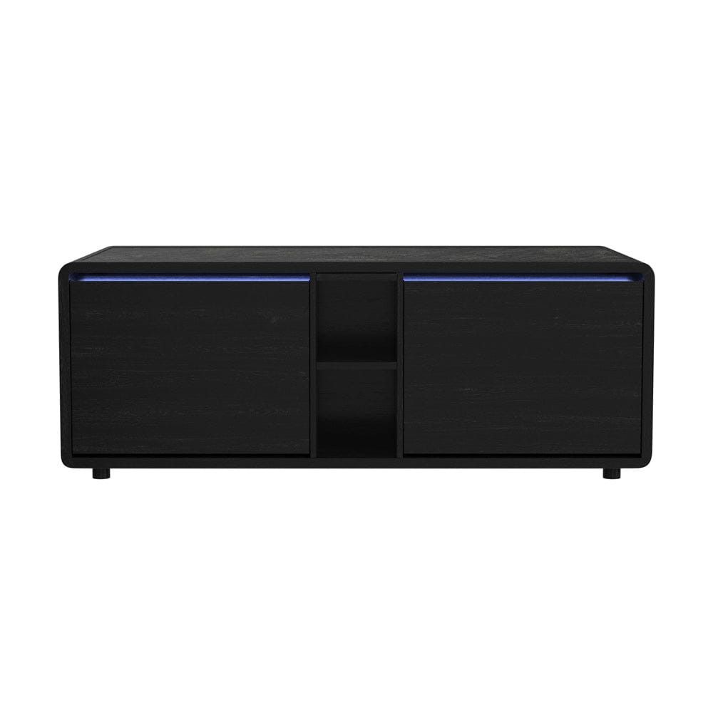 Picket House Furnishings - Nebula  Smart Coffee Table with Cooler and Speaker in Black - T-18400-8-CTFS view 2