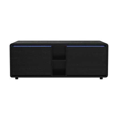 Picket House Furnishings - Nebula  Smart Coffee Table with Cooler and Speaker in Black - T-18400-8-CTFS view 2