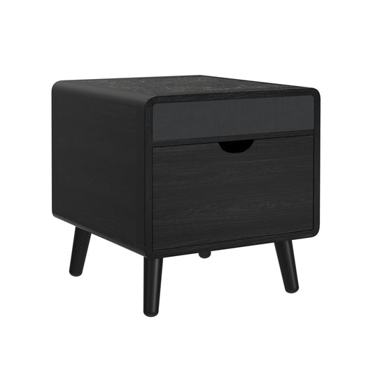 Picket House Furnishings - Nebula  Square Smart End table in Black - T-18400-8-SETS view 1