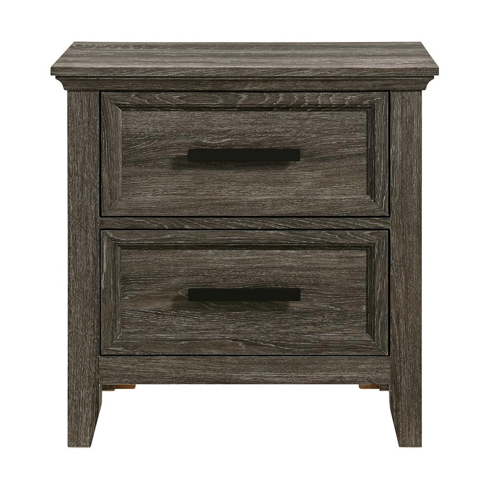 Picket House Furnishings -  Norton Bedroom Set with Queen/Full Headboard, Dresser, Mirror & Nightstand in Mocha Grey - B-6450-3-QFS veiw 7