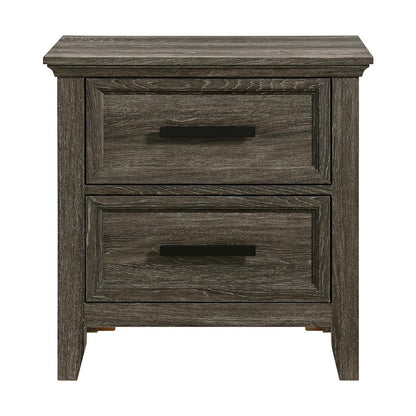 Picket House Furnishings -  Norton Bedroom Set with Queen/Full Headboard, Dresser, Mirror & Nightstand in Mocha Grey - B-6450-3-QFS veiw 7