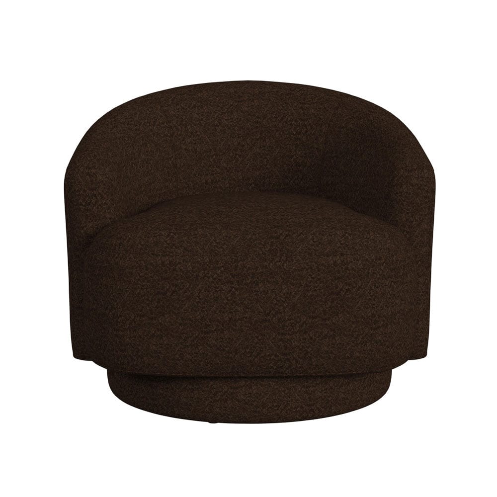 Picket House Furnishings -  Oasis Swivel Chair in JH Chocolate - U-16960-11830-101 view 2