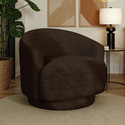 Picket House Furnishings -  Oasis Swivel Chair in JH Chocolate - U-16960-11830-101 view 4