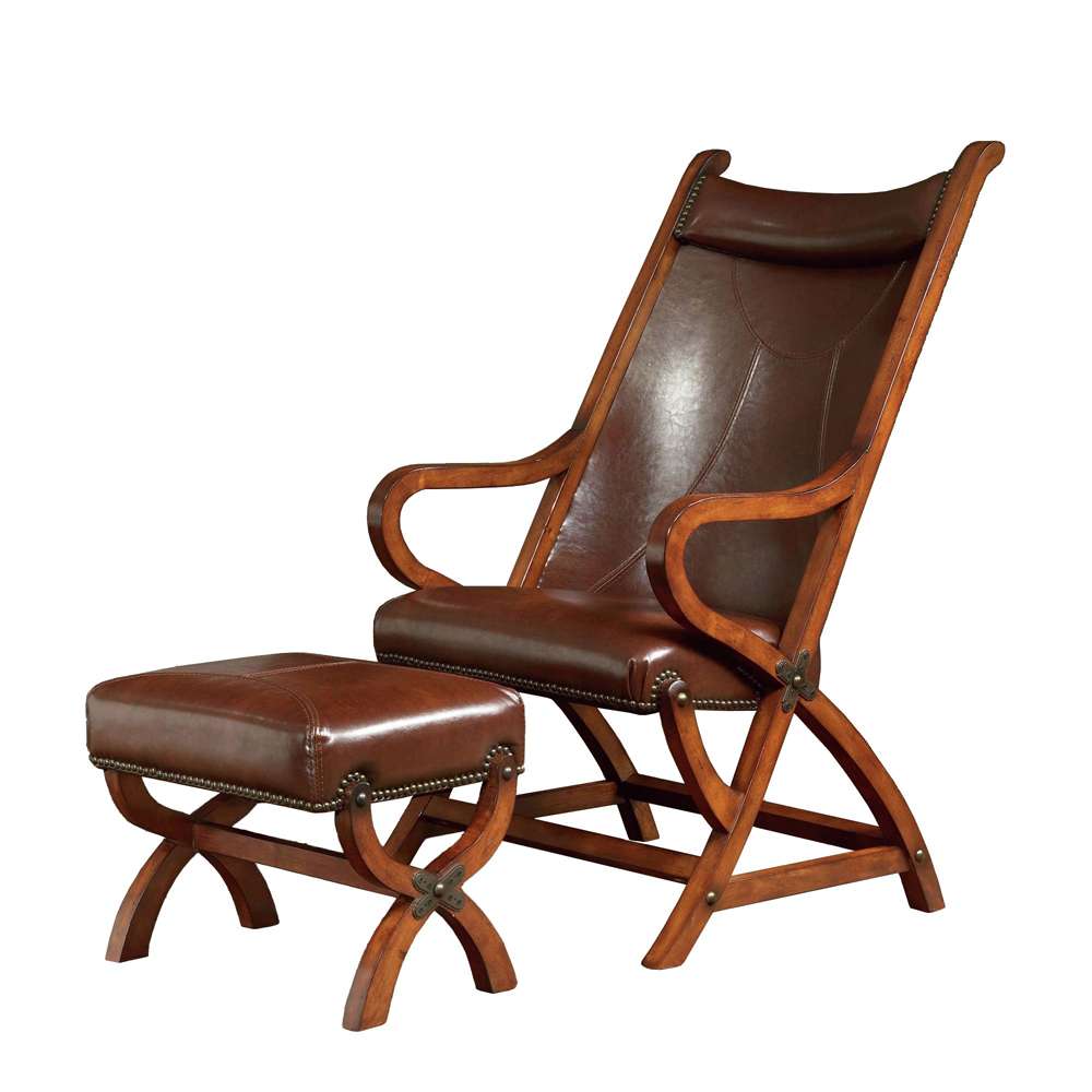 Picket House Furnishings - Odessa Chair & Ottoman Set - LHT100101 veiw 1