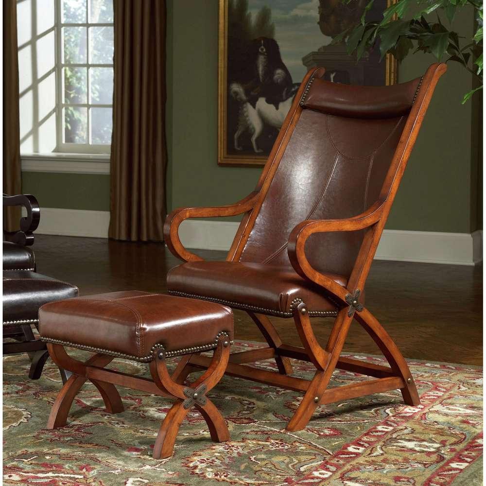 Picket House Furnishings - Odessa Chair & Ottoman Set - LHT100101 veiw 2