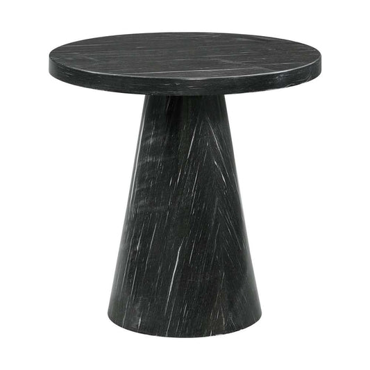Picket House Furnishings - Odette Round Occasional End Table Complete in Grey - T-1153-ETC veiw 1