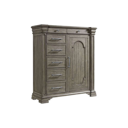 Picket House Furnishings - Paterson 1 Door and 7-Drawer Chest in Grey - B-10315-DCH veiw 1