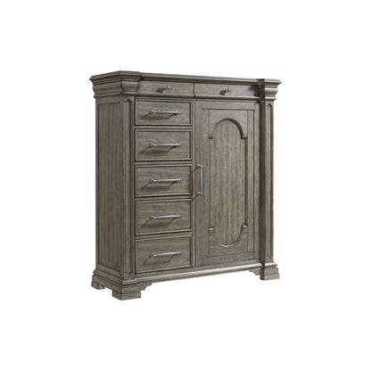 Picket House Furnishings - Paterson 1 Door and 7-Drawer Chest in Grey - B-10315-DCH veiw 2