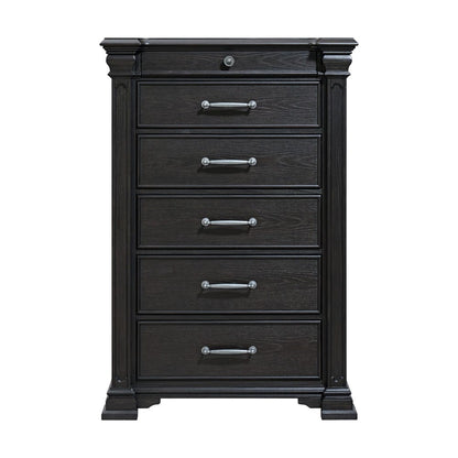 Picket House Furnishings -  Paterson 6-Drawer Chest in Black - B.10318.CH view 2