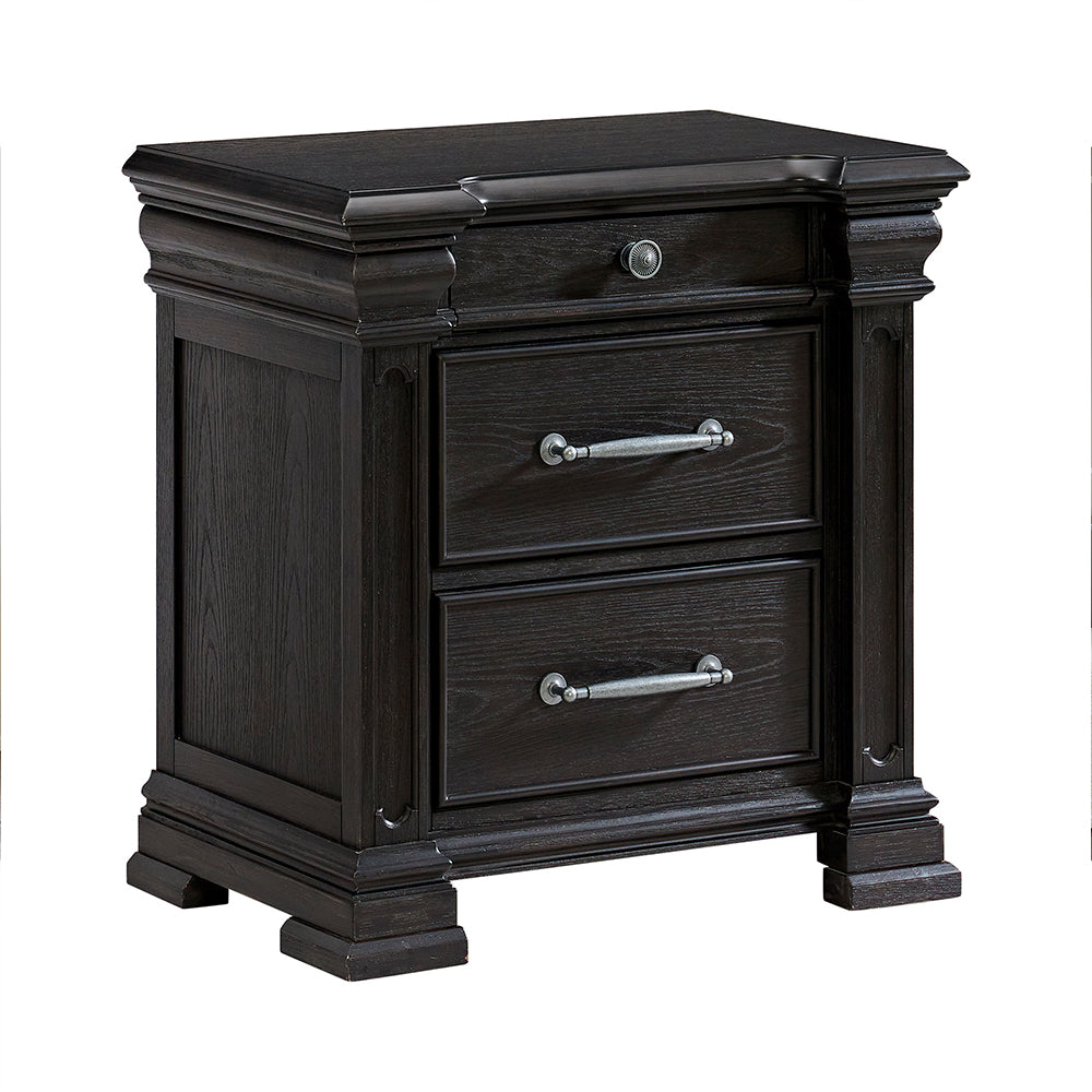 Picket House Furnishings - Paterson King 4PC Bedroom Set in Black - B.10318.KB.NSDR view 4