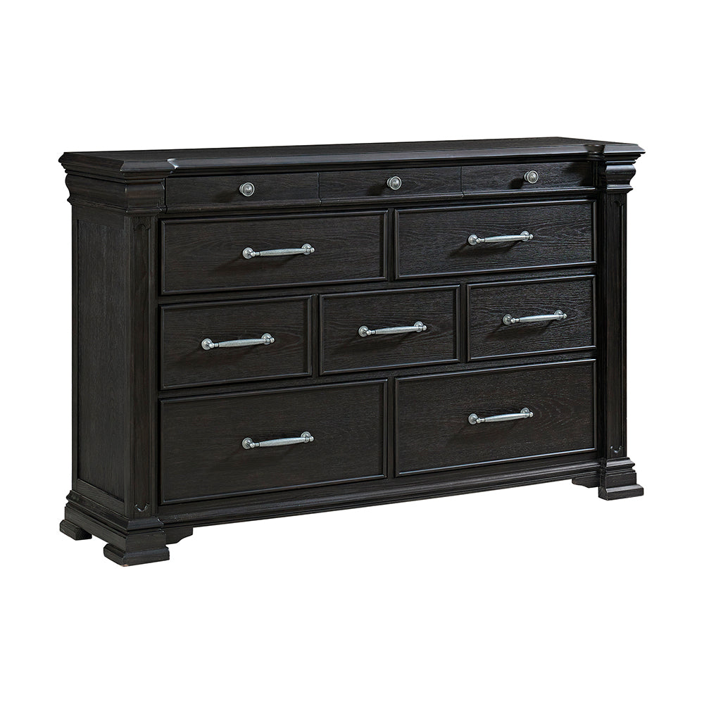 Picket House Furnishings - Paterson King 4PC Bedroom Set in Black - B.10318.KB.NSDR view 5