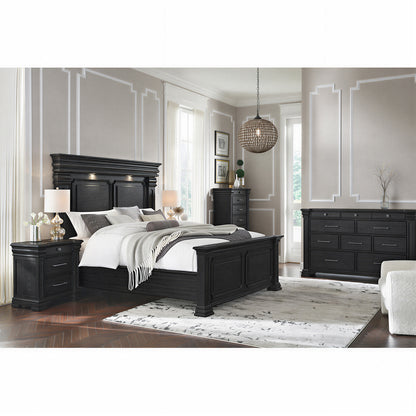 Picket House Furnishings - Paterson King 5PC Bedroom Set in Black - B.10318.KB.NSDRC view 2