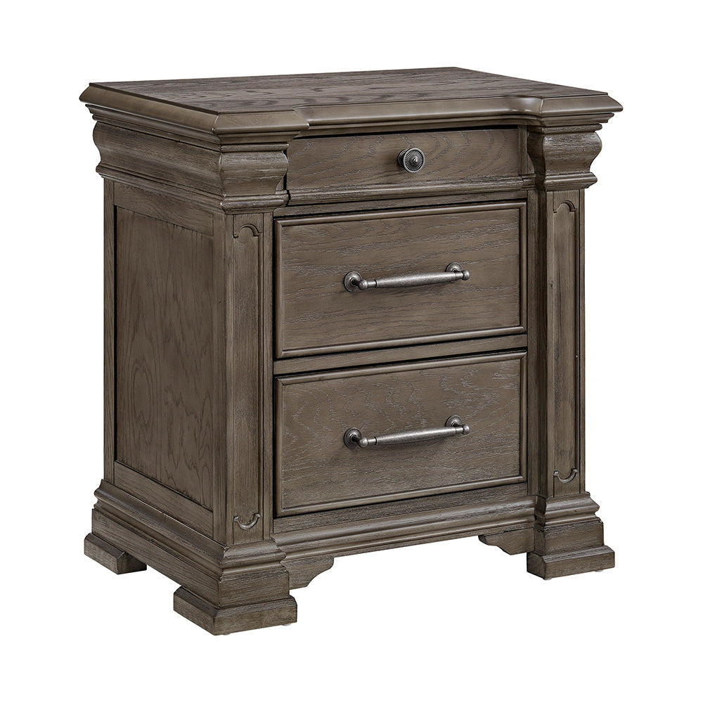 Picket House Furnishings - Paterson King 5PC Bedroom Set in Grey - B.10315.KB.NSDRC view 4