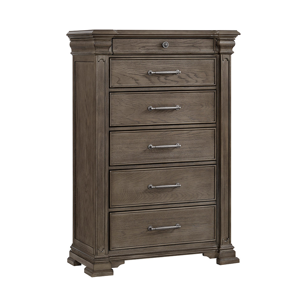 Picket House Furnishings - Paterson King 5PC Bedroom Set in Grey - B.10315.KB.NSDRC view 6