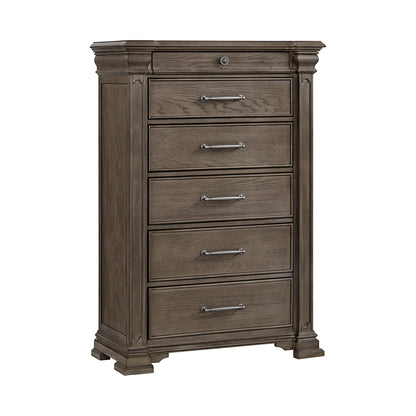 Picket House Furnishings - Paterson King 5PC Bedroom Set in Grey - B.10315.KB.NSDRC view 6
