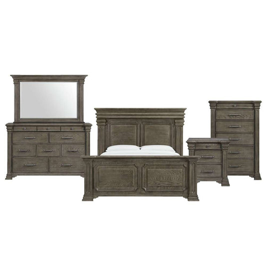 Picket House Furnishings - Paterson King 5PC Bedroom Set in Grey - B-10315-KB-5PC veiw 1
