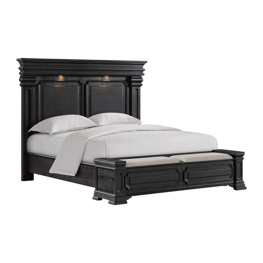 Picket House Furnishings -  Paterson King Storage 5PC Bedroom Set in Black - B.10318.KSB.5PC view 2
