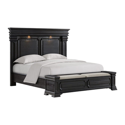 Picket House Furnishings -  Paterson King Storage Bed in Black - B.10318.KSB view 1