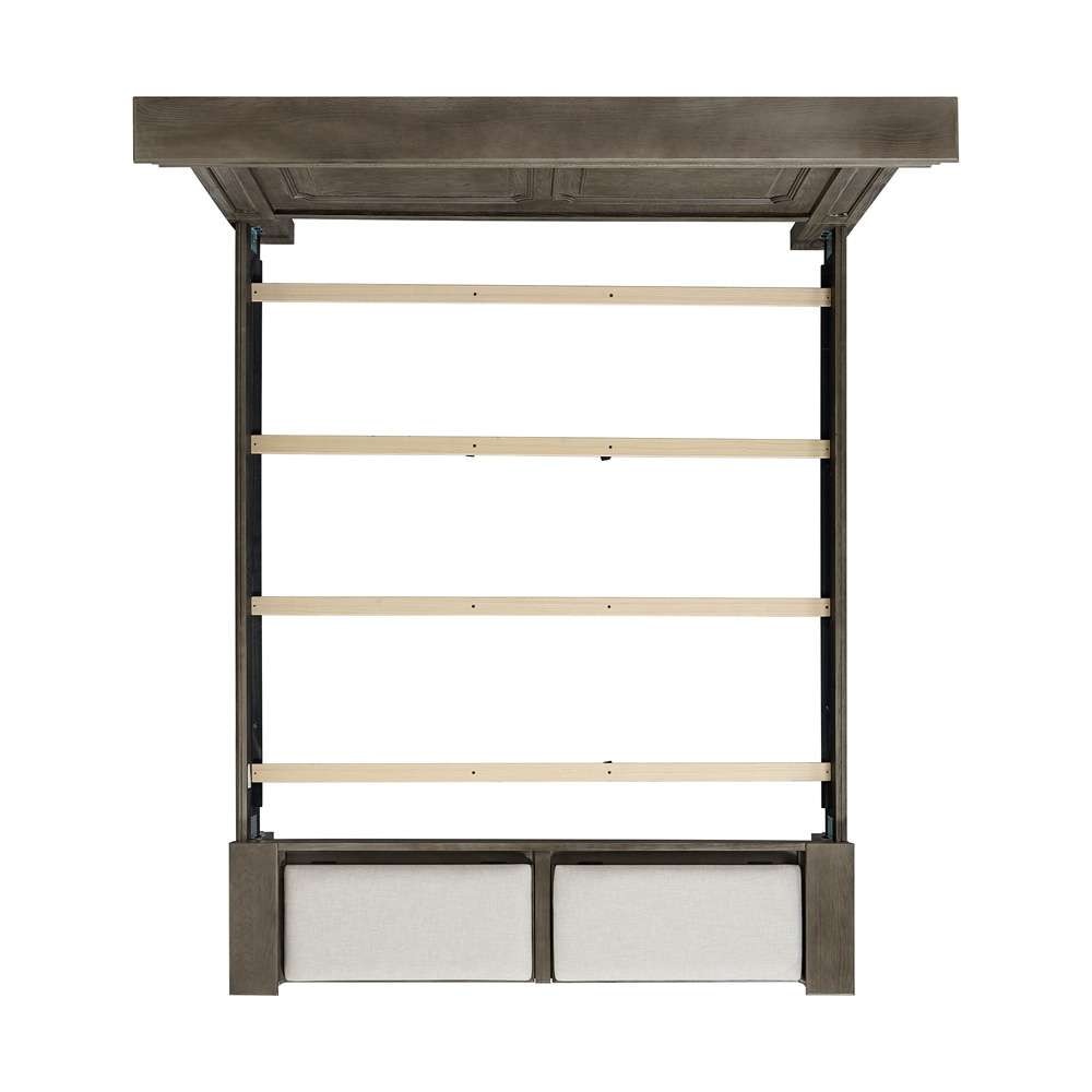 Picket House Furnishings - Paterson King Storage Bed in Grey - B-10315-KSB veiw 4