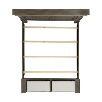 Picket House Furnishings - Paterson King Storage Bed in Grey - B-10315-KSB veiw 4