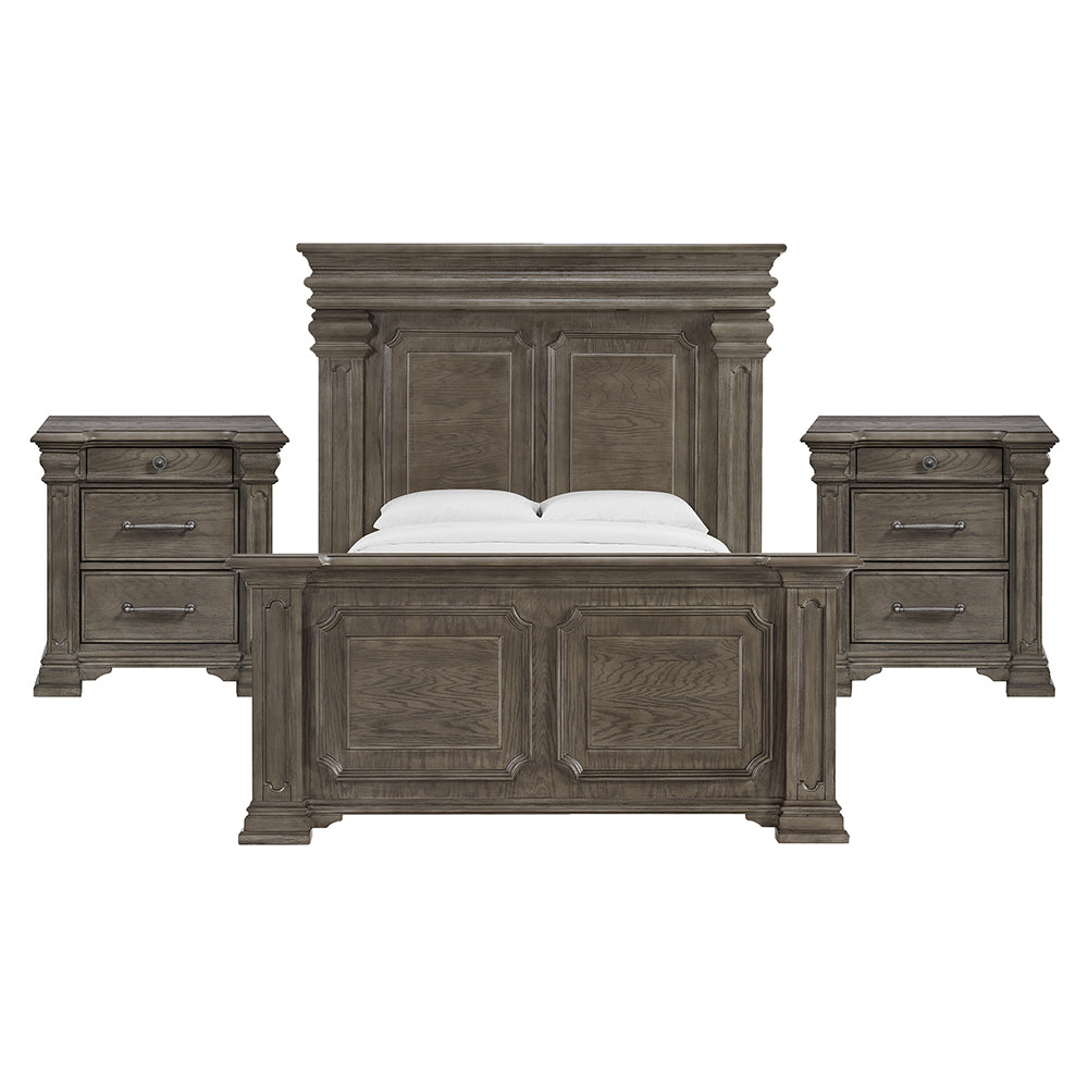 Picket House Furnishings - Paterson Queen 3PC Bedroom Set in Grey - B.10315.QB.NS2 view 1
