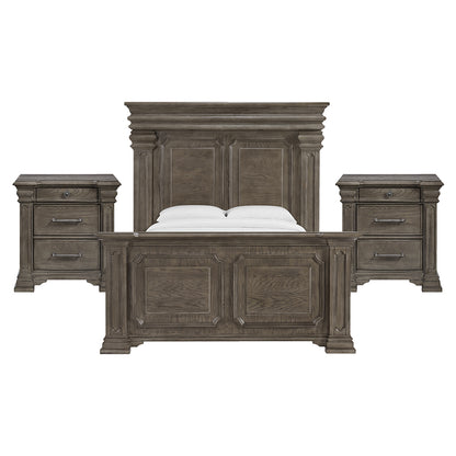 Picket House Furnishings - Paterson Queen 3PC Bedroom Set in Grey - B.10315.QB.NS2 view 1