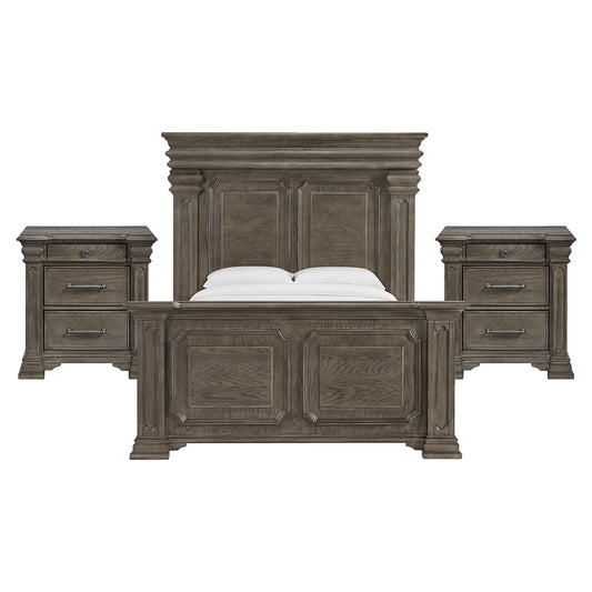 Picket House Furnishings - Paterson Queen 3PC Bedroom Set in Grey - B.10315.QB.NS2 view 1