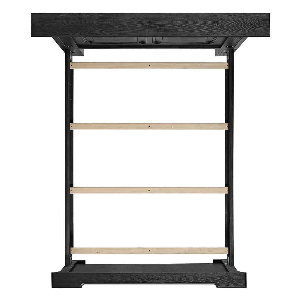 Picket House Furnishings - Paterson Queen 4PC Bedroom Set in Black - B.10318.QB.NSDR view 5