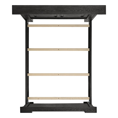 Picket House Furnishings - Paterson Queen 4PC Bedroom Set in Black - B.10318.QB.NSDR view 5