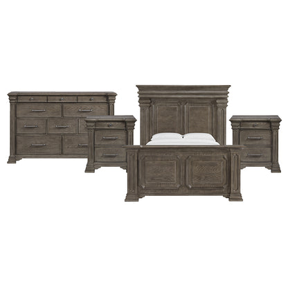 Picket House Furnishings - Paterson Queen 4PC Bedroom Set in Grey - B.10315.QB.NSDR view 1