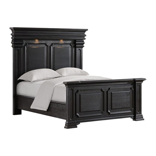 Picket House Furnishings -  Paterson Queen 5PC Bedroom Set in Black - B.10318.QB.5PC view 2