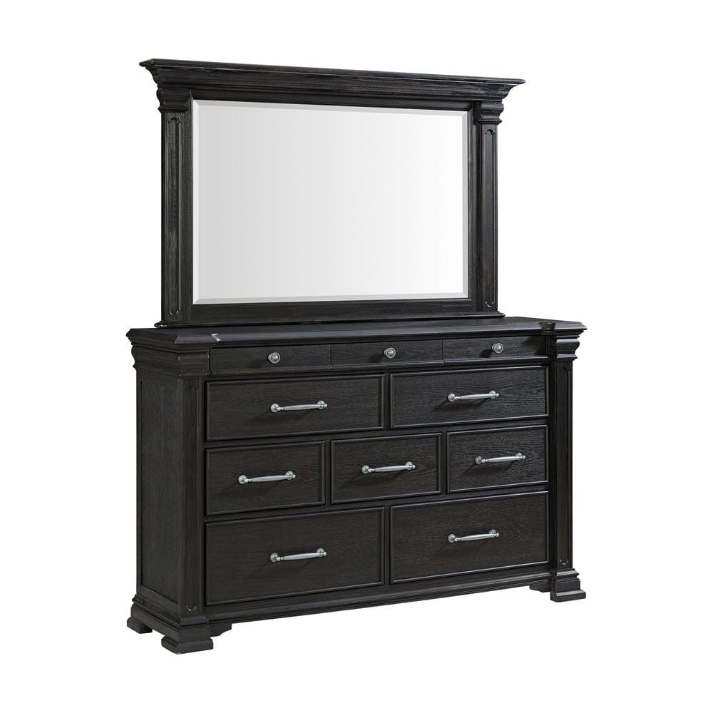 Picket House Furnishings -  Paterson Queen 5PC Bedroom Set in Black - B.10318.QB.5PC view 3