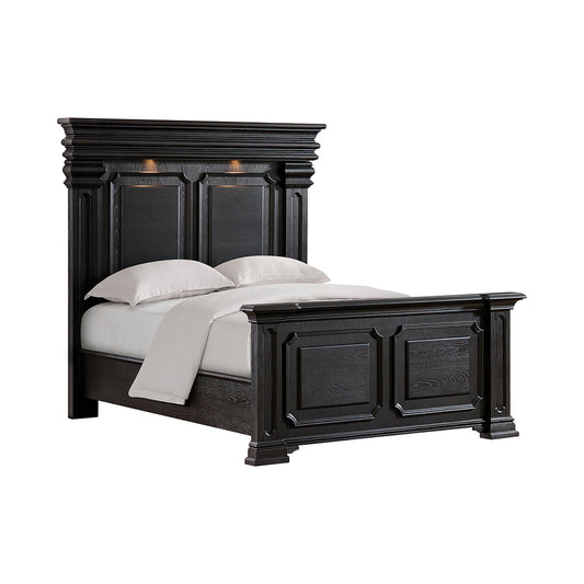 Picket House Furnishings - Paterson Queen 5PC Bedroom Set in Black - B.10318.QB.NSDRC view 2