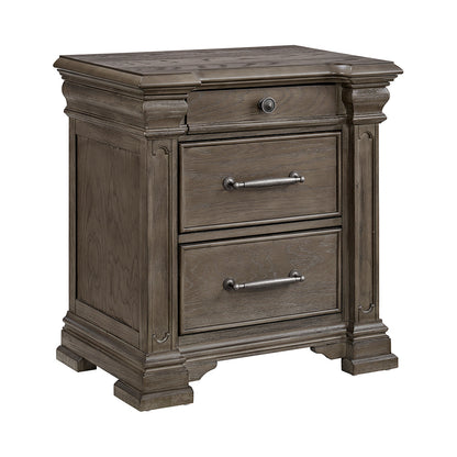 Picket House Furnishings - Paterson Queen 5PC Bedroom Set in Grey - B.10315.QB.NSDRC view 3
