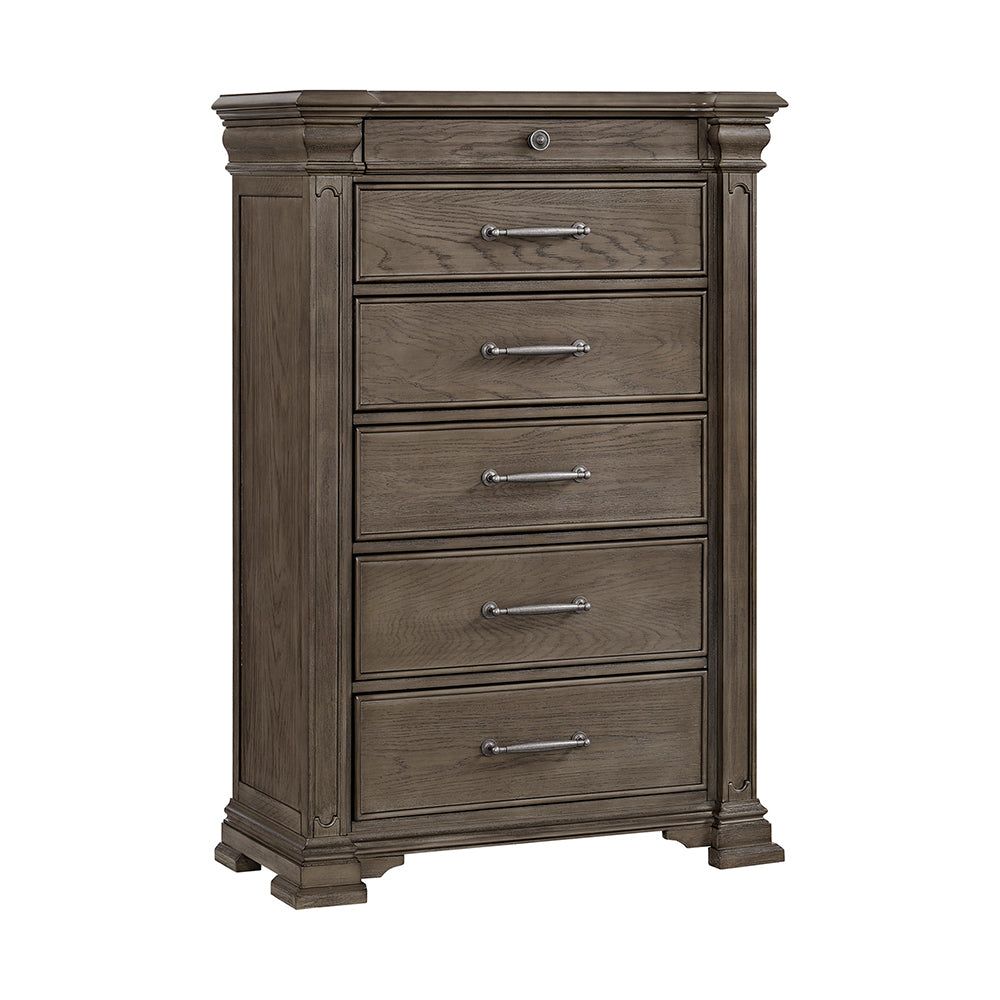 Picket House Furnishings - Paterson Queen 5PC Bedroom Set in Grey - B.10315.QB.NSDRC view 5
