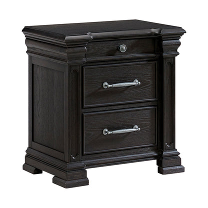 Picket House Furnishings - Paterson Queen Storage 5PC Bedroom Set in Black - B.10318.QSB.NSDRC view 3