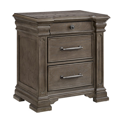 Picket House Furnishings - Paterson Queen Storage 5PC Bedroom Set in Grey - B.10315.QSB.NSDRC view 4