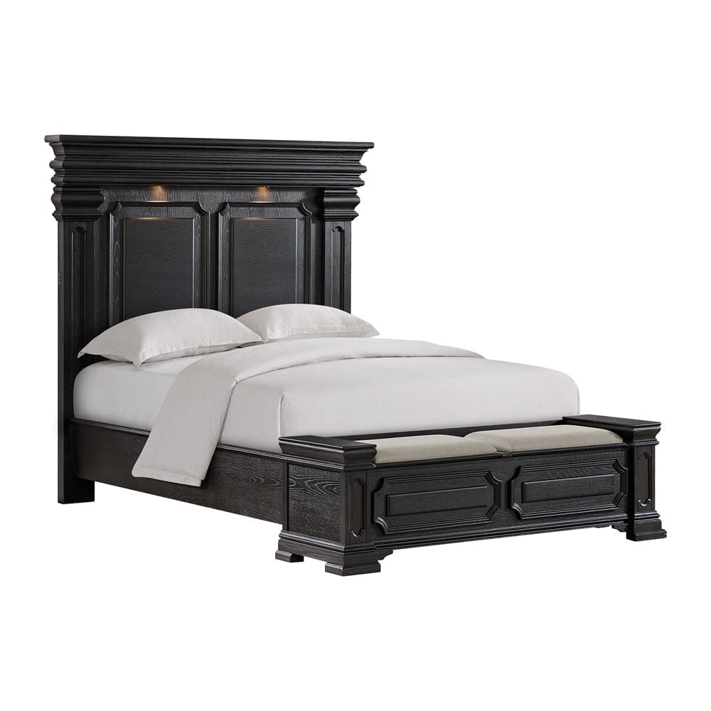 Picket House Furnishings -  Paterson Queen Storage Bed in Black - B.10318.QSB view 1
