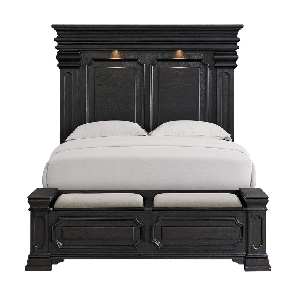 Picket House Furnishings -  Paterson Queen Storage Bed in Black - B.10318.QSB view 2