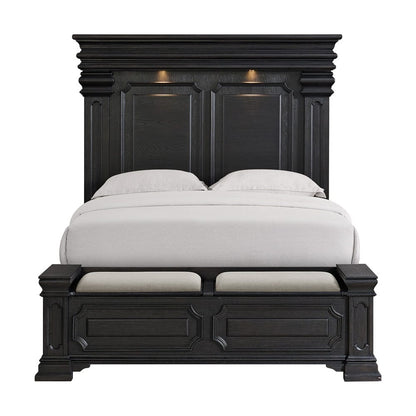 Picket House Furnishings -  Paterson Queen Storage Bed in Black - B.10318.QSB view 2