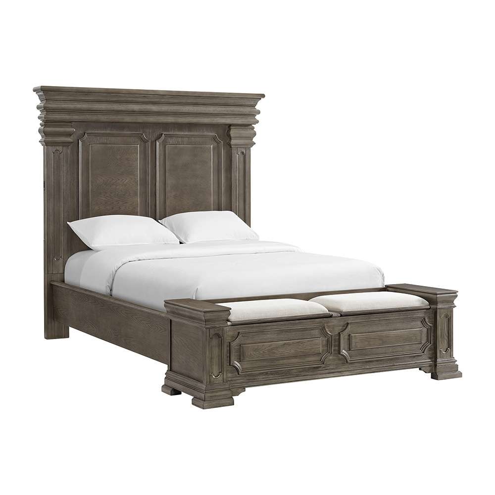 Picket House Furnishings - Paterson Queen Storage Bed in Grey - B-10315-QSB veiw 1