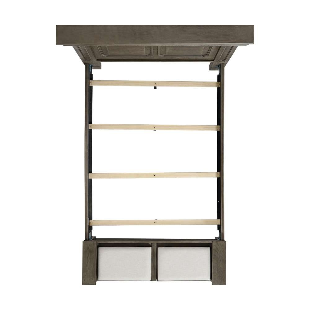 Picket House Furnishings - Paterson Queen Storage Bed in Grey - B-10315-QSB veiw 4