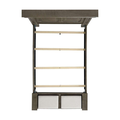 Picket House Furnishings - Paterson Queen Storage Bed in Grey - B-10315-QSB veiw 4