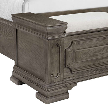 Picket House Furnishings - Paterson Queen Storage Bed in Grey - B-10315-QSB veiw 5