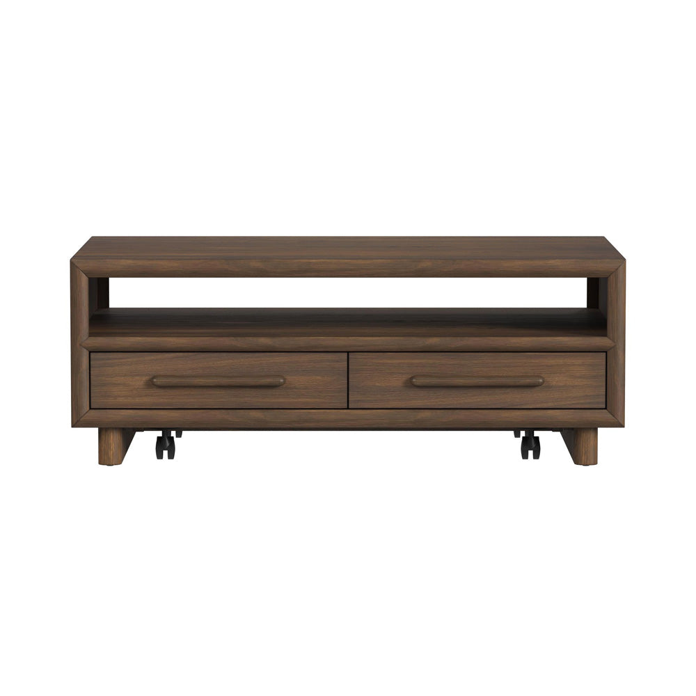 Picket House Furnishings - Perth 4-Drawer Coffee Table with Casters in Brown - T-16760-5-CT view 2
