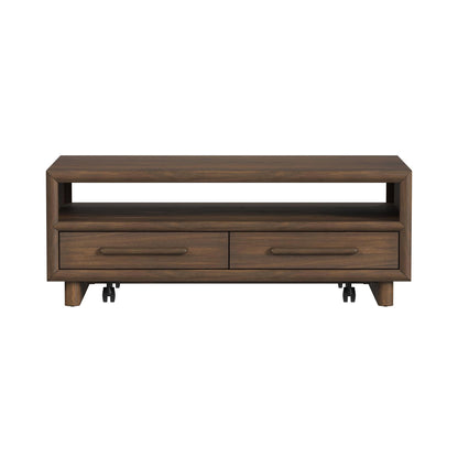 Picket House Furnishings - Perth 4-Drawer Coffee Table with Casters in Brown - T-16760-5-CT view 2